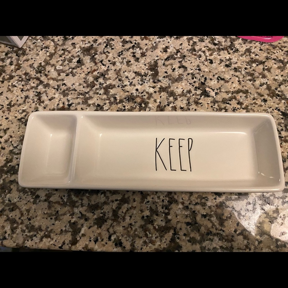 Rae Dunn KEEP trinket dish